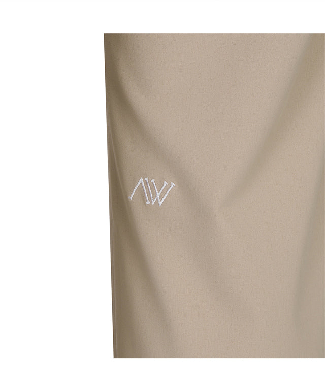 ANEW Golf Women Logo Band Point Long Pants featuring a straight fit and jacquard points, designed for comfort and style.